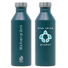 Load image into Gallery viewer, Stainless steel water bottle with logo in midnight colorway